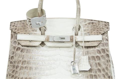 hermes birkin 30cm himalayan crocodile with diamond encrusted hardware|Hermes himalayan bag price.